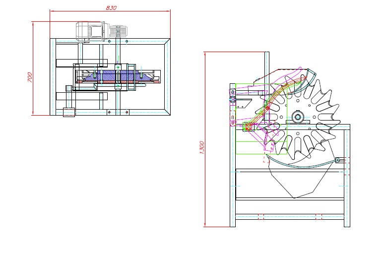 whole wing portioner diagram